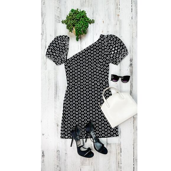 Lovers & Friends Evan Black and White Circle Mini Dress - Picture 5 of 11